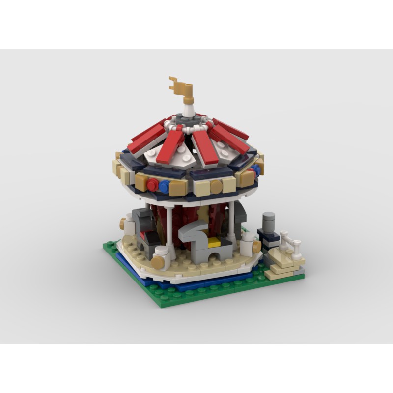 [ANDY] LEGO 樂高 MOC 創作 摩天輪 旋轉木馬 Carousel Ferris wheel