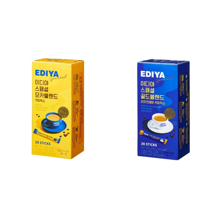 Ediya 特別摩卡 Blend 速溶咖啡 20T 韓國咖啡