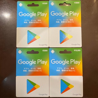 『日空版、現貨實體卡』Google Gift Card AN 禮物卡 預付卡 儲值卡 5000 -10000