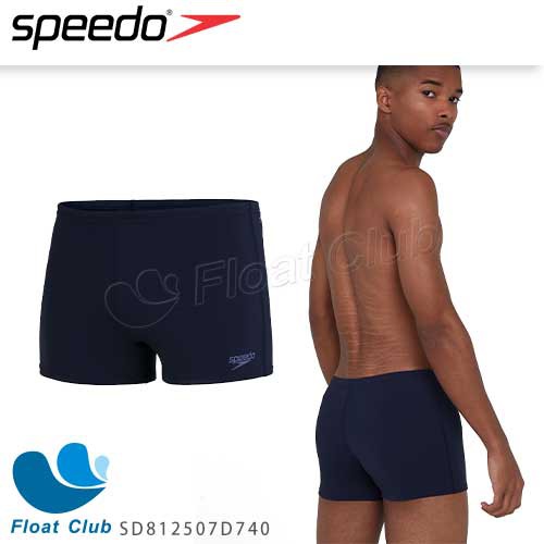 出清【SPEEDO】男運動四角泳褲 Endurance+ 海軍藍 SD812507D740