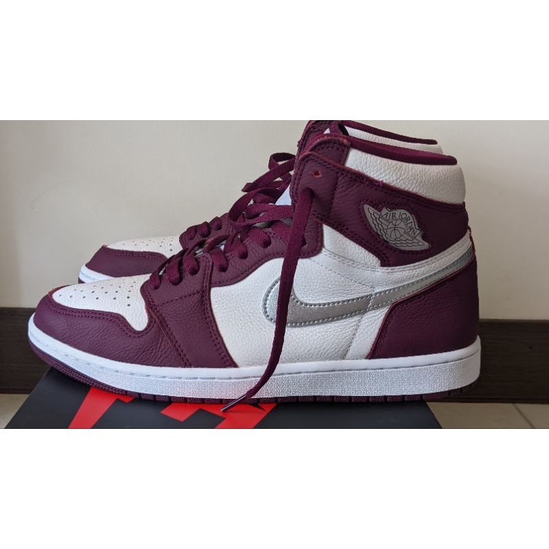 二手AIR JORDAN 1 RETRO HIGH OG “Bordeaux”  US11.5 高筒鞋