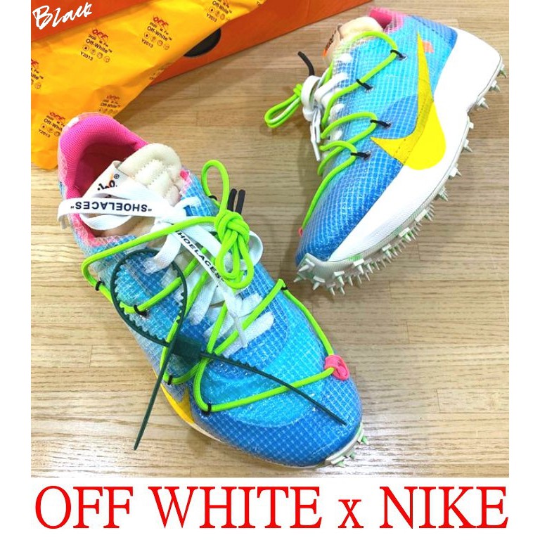 BLACK全新OFF WHITE x NIKE Vapor Street厚底Athlete Progress女生慢跑鞋