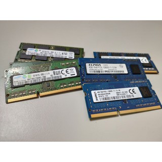 筆電記憶體 DDR3L 4G 低電壓 品牌 頻率隨機出貨