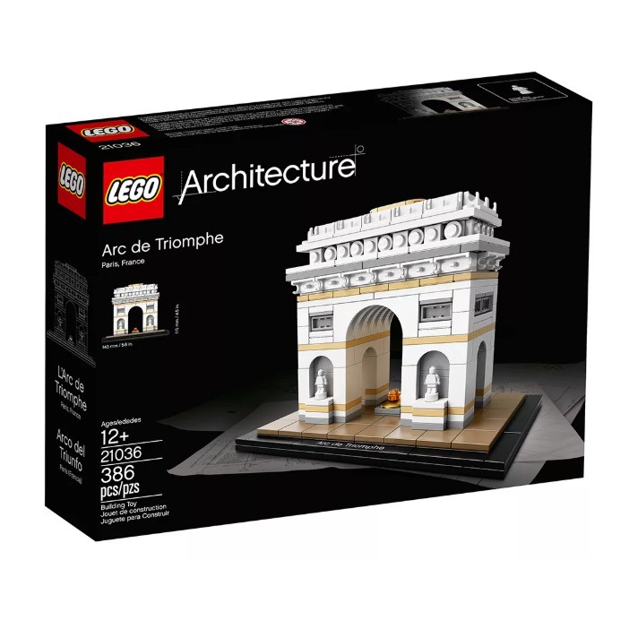 【紅磚屋】樂高 LEGO 21036 建築系列 Arc De Triomphe 巴黎凱旋門