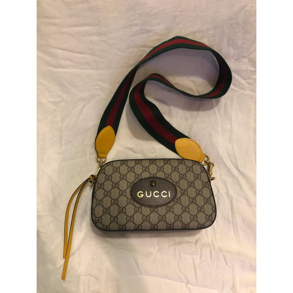 Gucci 虎頭老花相機包 二手九成九新 蝦皮購物