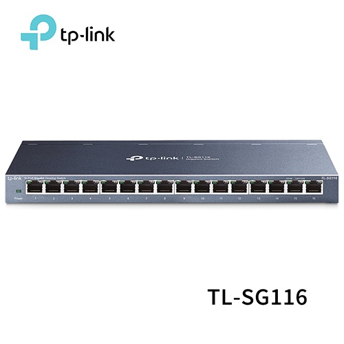 公司貨~TP-Link TL-SG116 16埠 port Gigabit 高速交換器 switch hub 交換器