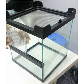台灣HIROTA-宣龍【RP-2025 爬蟲箱(寵物缸)】(20*20*25cm) 小型動物專用飼養箱(堆疊+透氣)