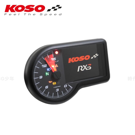 [BG] 現貨 KOSO RX3 多功能碼表 水冷BWS 七期 專用 儀表 12000轉