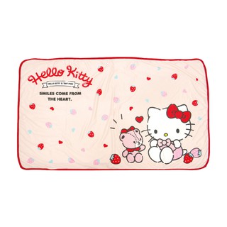 【Sanrio三麗鷗】Hello Kitty涼感浴巾-草莓 [70x120cm ] 多用途:涼毯