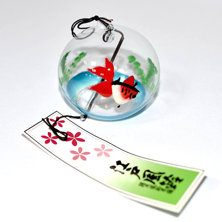 金魚江戶玻璃風鈴日本製篠原風鈴本舖rm301 蝦皮購物
