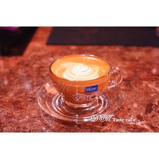 D.M Taste caf'e - 【附發票】 Ocean 可啡 拿鐵 玻璃咖啡杯 260ml/拉花/義式咖啡/手沖咖啡