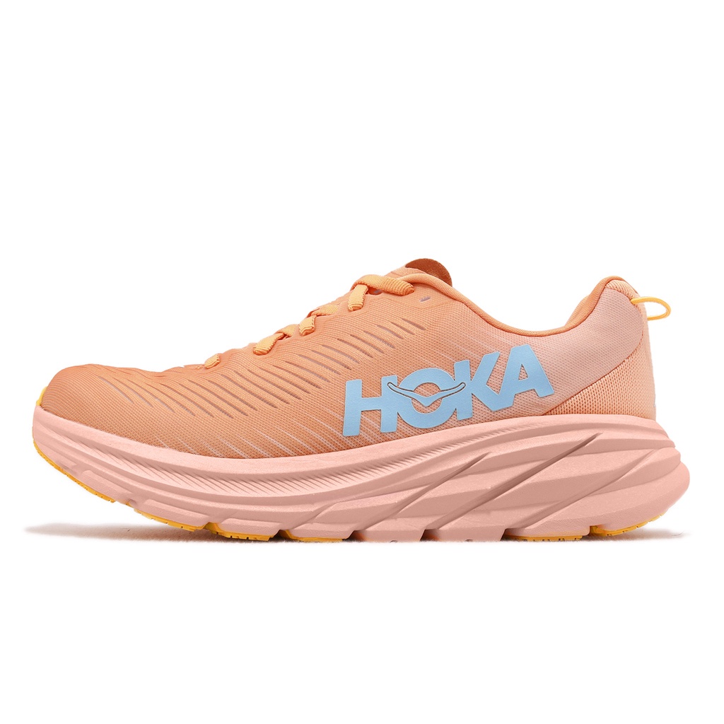 Hoka 慢跑鞋 Rincon 3 D 寬楦 珊瑚紅 蜜桃粉 路跑 女鞋 運動鞋 【ACS】 1121371SCPP
