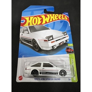 風火輪 hot wheels 豐田 toyota ae86 sprinter trueno apex 白色 普卡