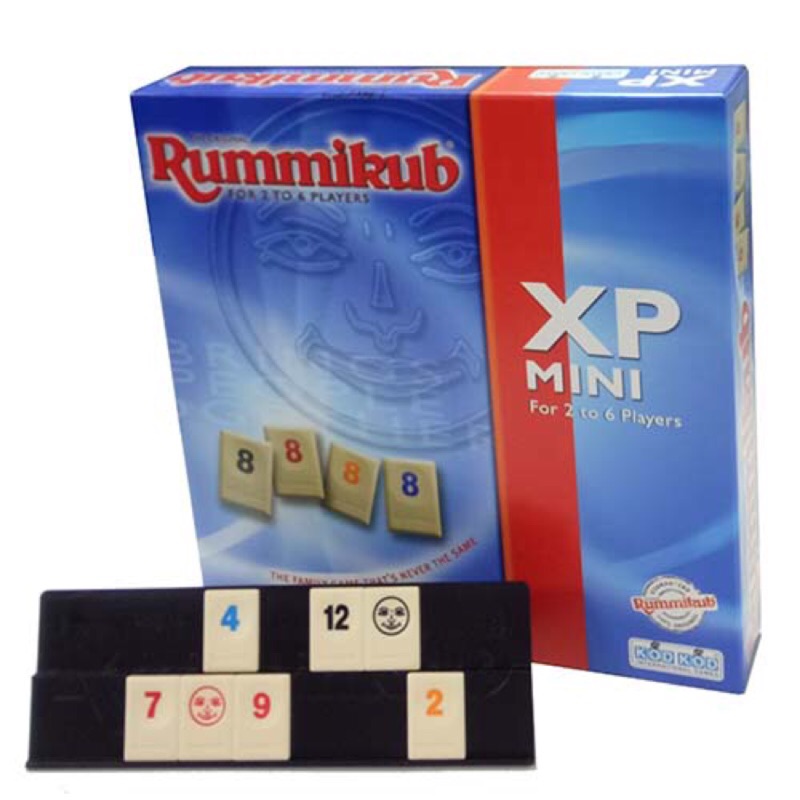 拉密數字磚塊牌攜帶版六人rummikub Xp Mini 高雄龐奇桌遊 蝦皮購物