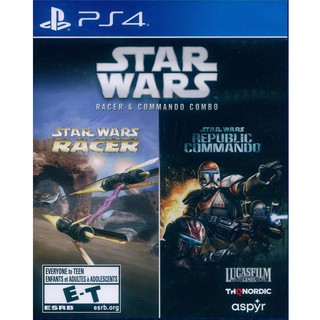PS4 星際大戰極速飛梭與突擊隊組合 中日英文美版 Star Wars Racer and Commando 【一起玩】