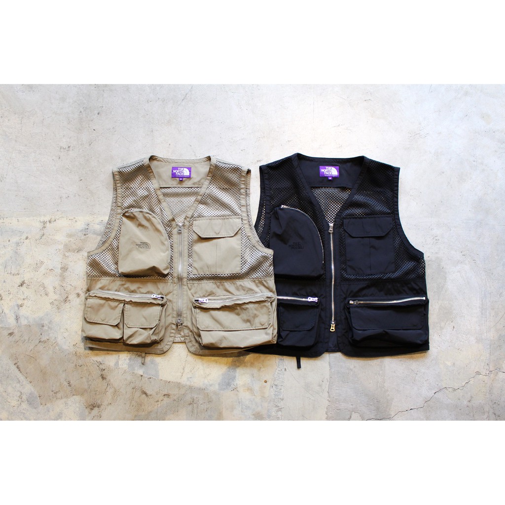 north face gilet purple