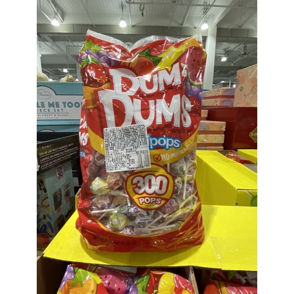 ❤特價~ Dum Dums 綜合口味立袋棒棒糖 1.44公斤 萬聖節 糖果《Costco 好市多 代購 可刷卡》 棒棒糖