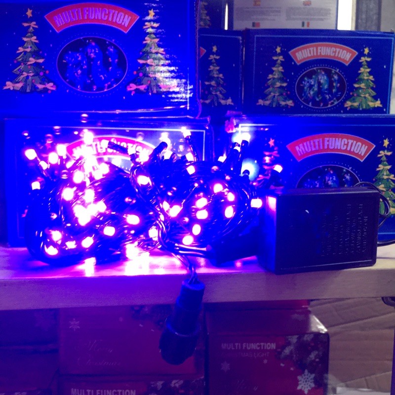 藍紫光 led聖誕燈串 10米100燈 燈條 含稅開發票 現貨