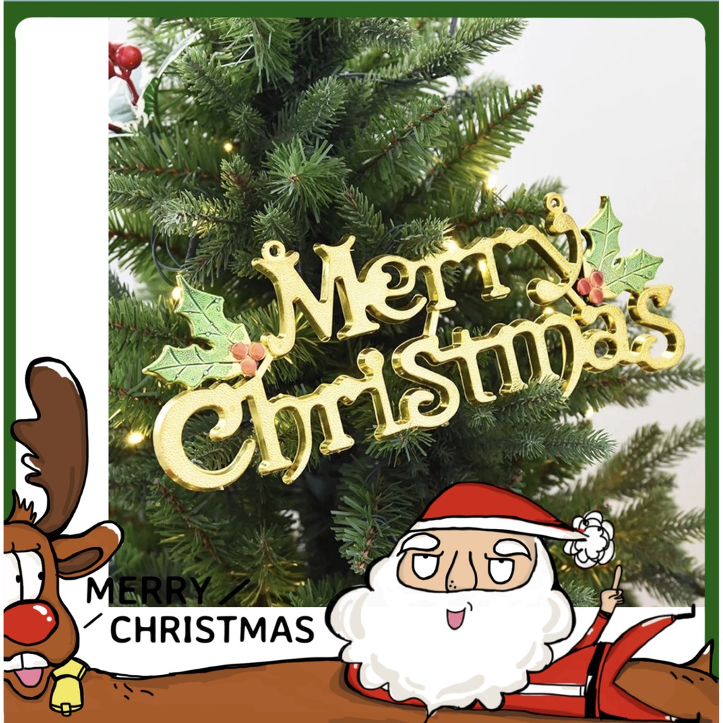 聖誕市集系列 聖誕快樂字母牌 門上掛牌 聖誕快樂牌 merrychristmas牌 聖誕裝飾 聖誕掛飾 聖誕樹字母牌
