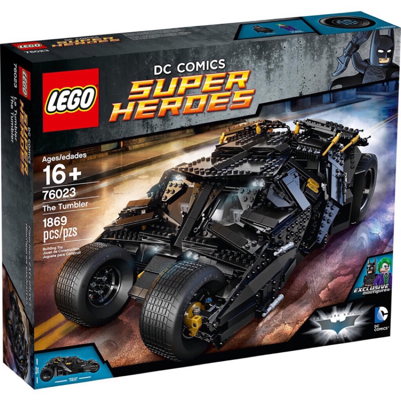 ［全新未拆盒況好］LEGO 76023 tumbler 黑暗騎士 蝙蝠車