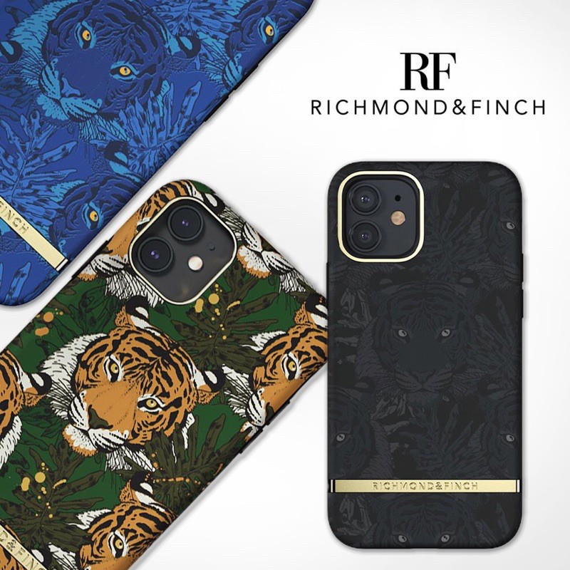 Richmond&amp;Finch【鴢黑猛虎】iPhone13、12 全系列 RF 防摔手機殼 防摔保護殼