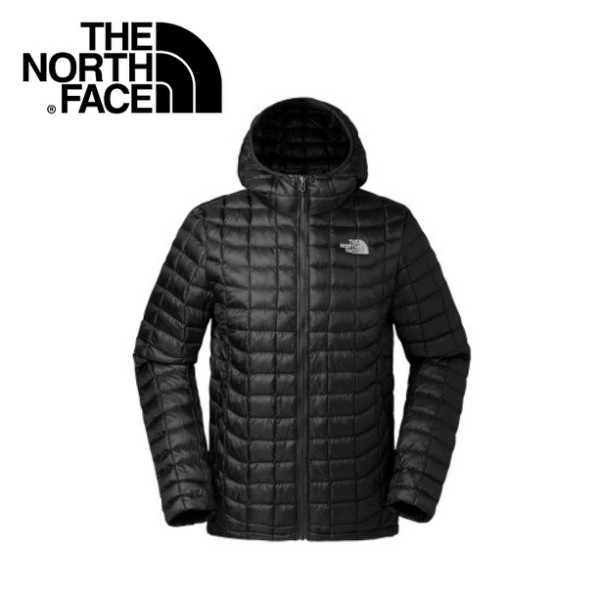 【The North Face 美國 男款 ThermoBall 保暖兜帽外套《黑》】3666/暖魔球/輕便打/悠遊山水