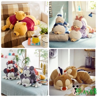 🐻預購🐻日本 迪士尼 千趣會 米奇 米妮 唐老鴨 黛絲 奇奇 蒂蒂 維尼 抱枕 軟Q 趴姿 趴睡 大型 中型 娃娃