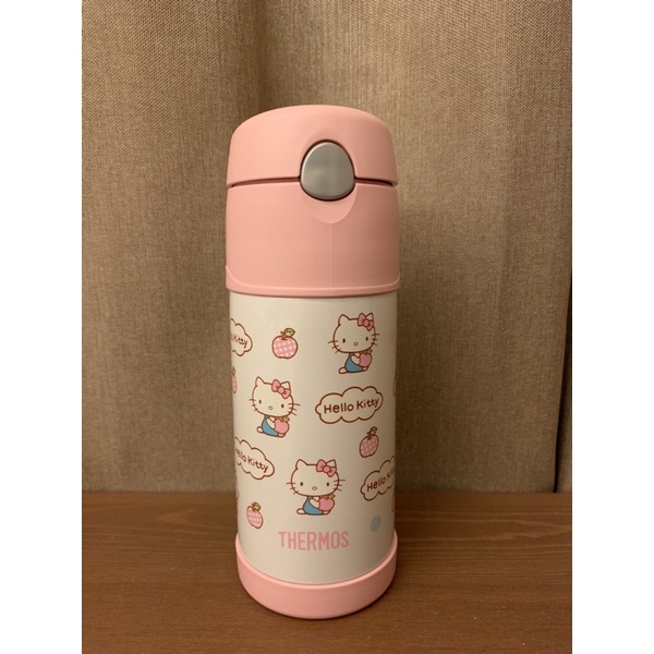 (現貨/全新/附發票) Thermos 膳魔師 保冷保溫瓶 (Kitty蘋果) 370ml