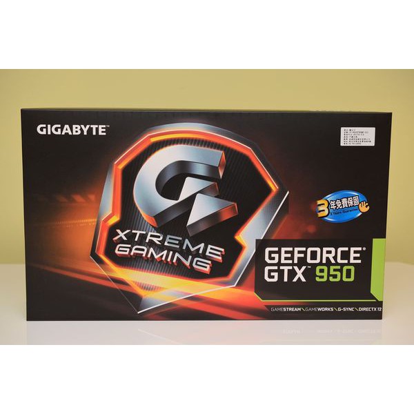 顯卡 RGB GeForce  GTX -950 技嘉 GV-N950XTREME-2GD 顯示卡