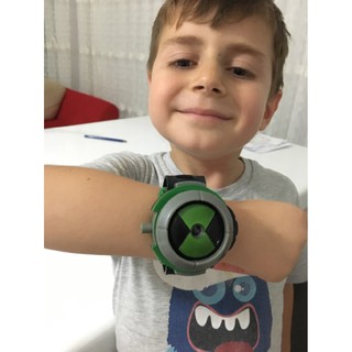 ✓Ben 10 十投影儀手錶 Alien Force Omnitrix 照明器手鍊兒童玩具