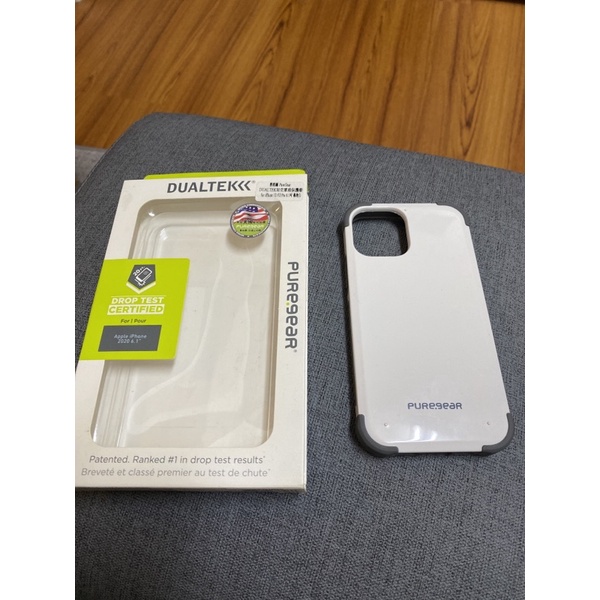 iphone 12 / 12 pro 6.1吋 二手 普格爾 puregear 白色 亮面 保護殼 手機殼