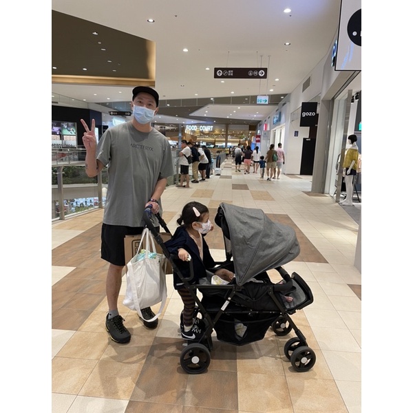 seebaby 雙人推車 可坐可躺 0-5歲皆可用 嬰兒車 雙人 joovy類似款