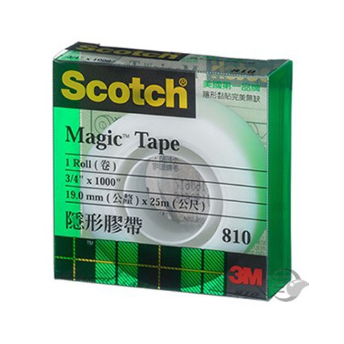 3M 思高牌 810LM 隱型膠帶 3/4吋 19mx 25m Scotch 隱形膠帶補充包 【金玉堂文具】