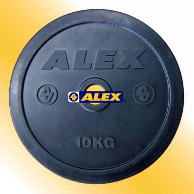 【維玥體育】 ALEX A-1903 包膠槓片 (2片入) 5KG