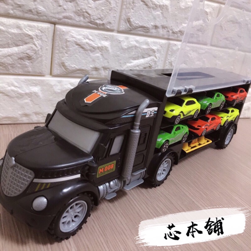 [*芯*小舖］現貨 手提汽車貨櫃玩具 兒童玩具 玩具 貨櫃車玩具 貨櫃 大卡車