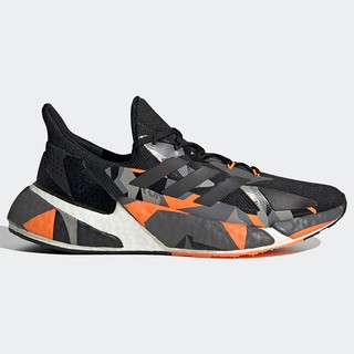 ADIDAS X9000L4 男鞋 慢跑 休閒 科技風 網布 透氣 Boost 迷彩 黑 灰 橘【運動世界】FW8413