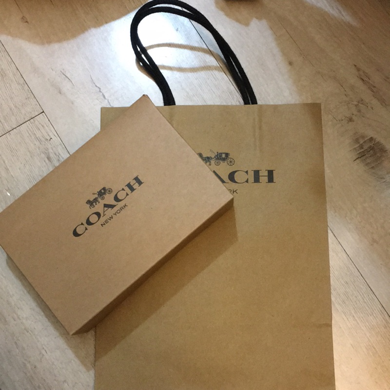 Coach 小紙袋+小紙盒