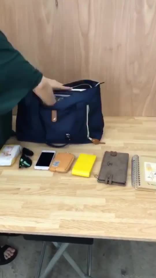 WENJIE【8708】大容量托特包多隔層肩背包手提包手袋購物袋水餃包簡約經典耐重防潑水媽媽包LBD