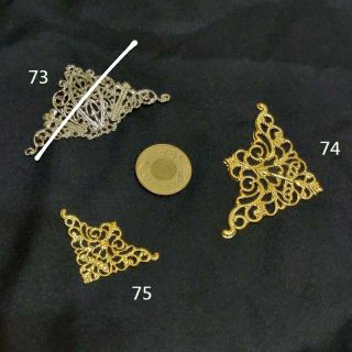 現貨！雕花片 飾品配件 金屬片 金鎖片 髮簪頭飾 古風 Cosplay 布袋戲 DIY手工材料