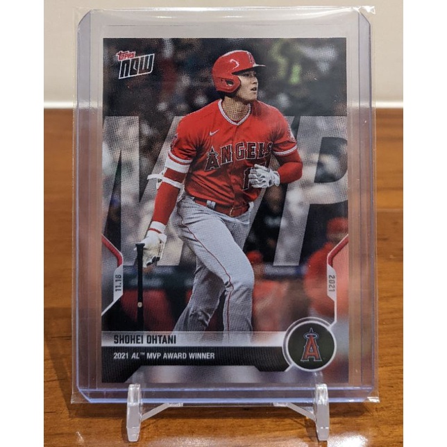 大谷翔平 2021 topps now #OS-40 獲獎MVP Ohtani 球員卡