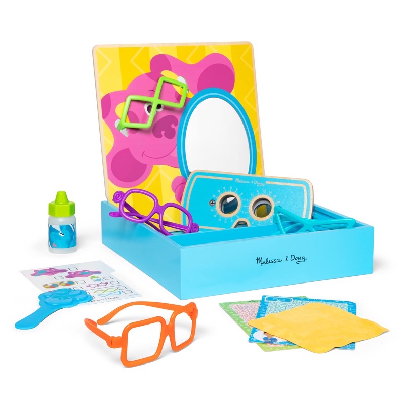預購 Blue’s Clues 玩具 木質 眼醫 眼科 扮家家酒 藍藍 小紫 眼鏡 檢查 身體檢查