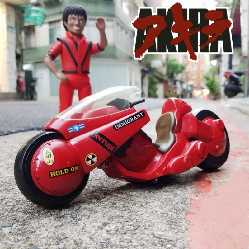 ⭐喔啦玩具店⭐阿基拉 AKIRA 機車 摩托車  電單車 老玩具  吊卡版 麥法蘭 玩具公仔