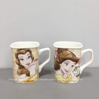 韓國帶回 迪士尼公主 美女與野獸 茶壺媽媽 陶瓷 馬克杯 杯子 水杯