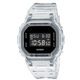 【八度空間】CASIO G-SHOCK 半透明系列電子腕錶 DW-5600SKE-7