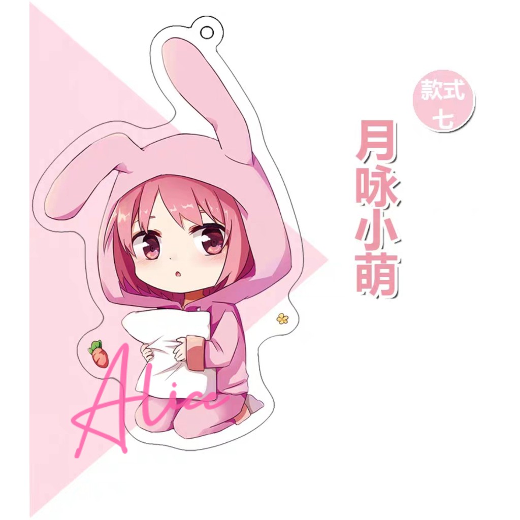 Alice動漫萬事屋 現貨 科學超電磁砲御坂美琴魔法禁書目錄7款進口雙層壓克力吊飾鑰匙圈鑰匙扣 蝦皮購物