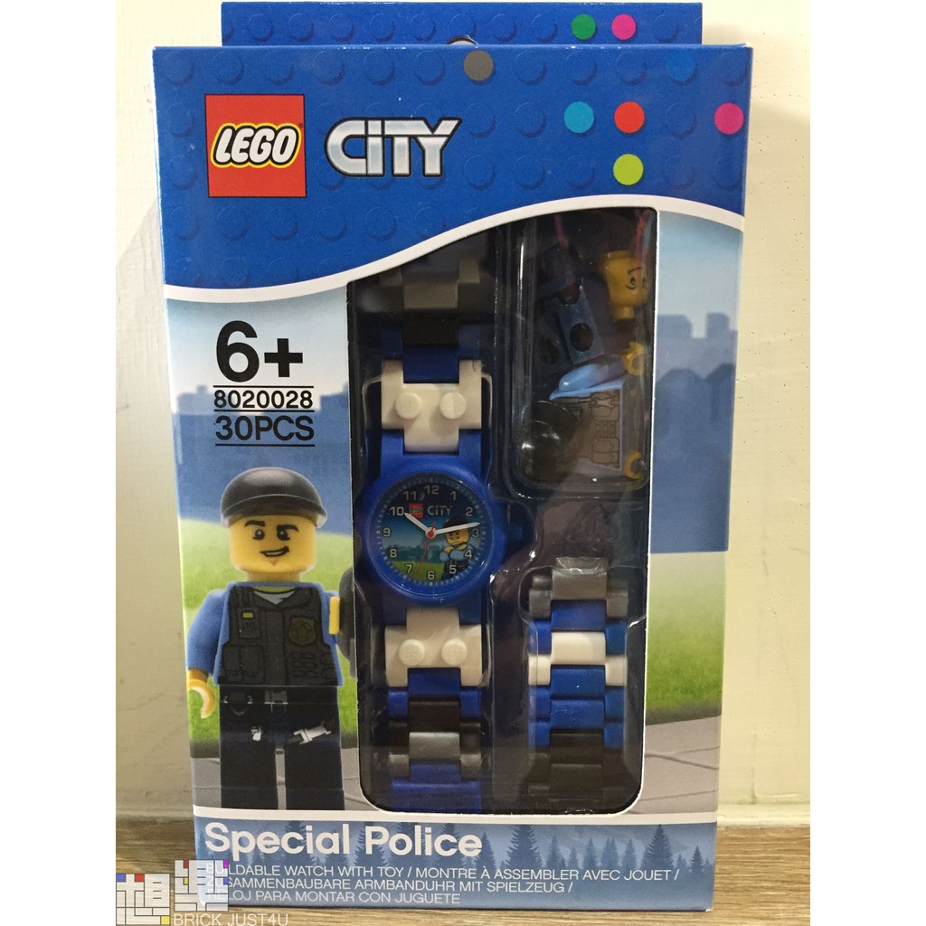 ［想樂］『手錶』全新 樂高 Lego Watch 8020028 樂高手錶 CITY 警察