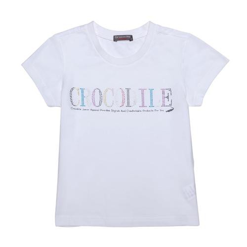 Crocodile Junior 『小鱷魚童裝』531453-08號 燙鑽 LOGO T恤    Ggo(G購)