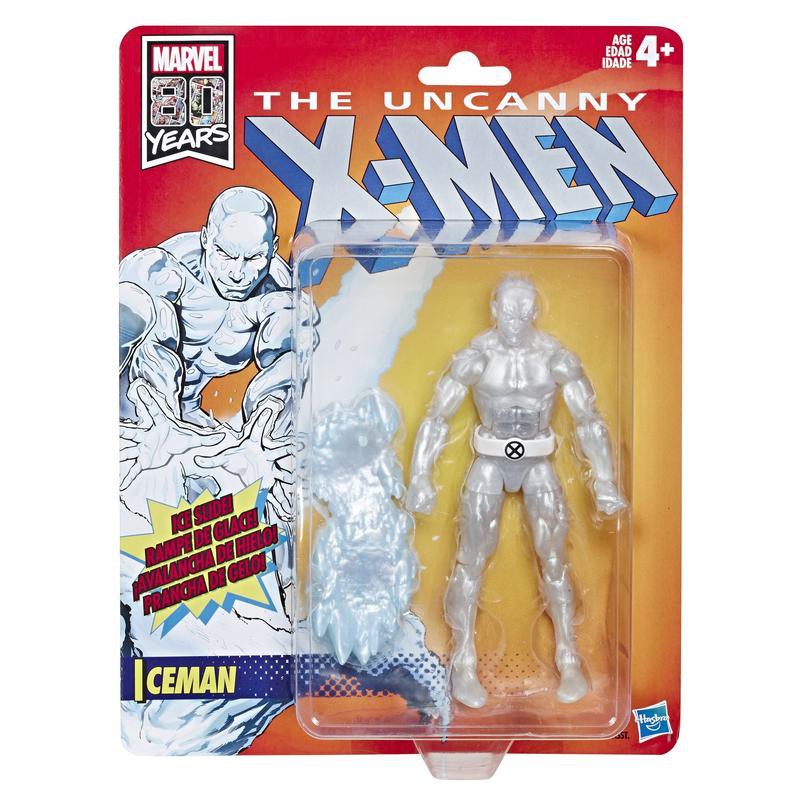 【孩之寶hasbro】漫威 Marvel 傳奇復古 Retro 80周年 6吋收藏人物組 -冰人 Iceman