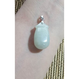 【綠翡玉世家】天然緬甸翡翠A貨~錢袋~925銀扣頭