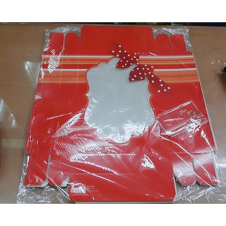 ♣櫻花店鋪用品♣日式紅色蝴蝶結禮盒